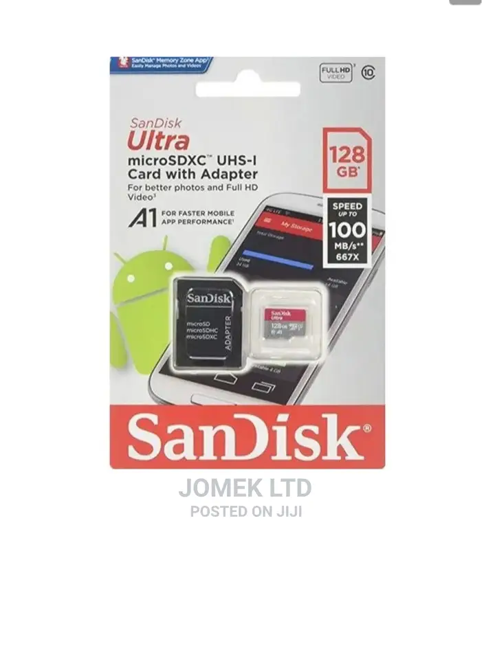 Sandisk Ultra Memory Card 128gb in Ikeja Accessories for Mobile