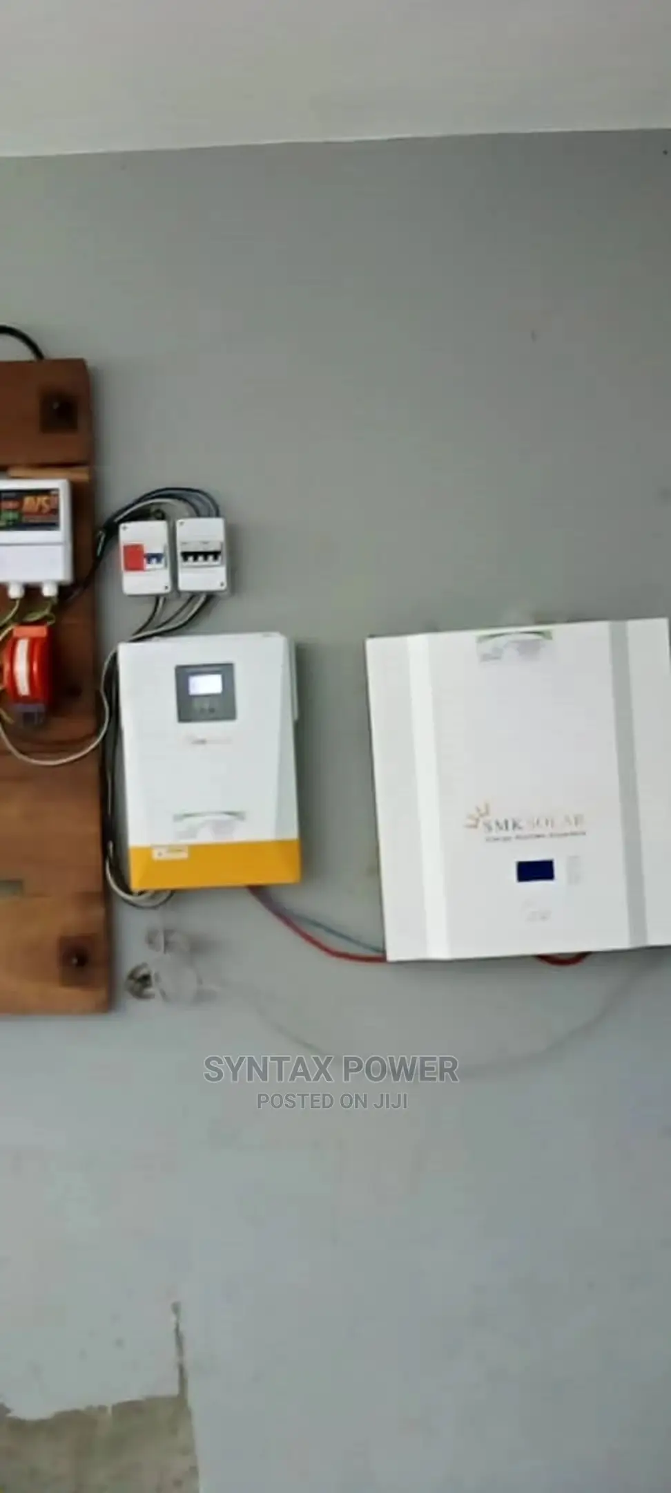 5kva Hybrid Inverter With 5kwh Lithium Ion Battery in Ikeja Solar