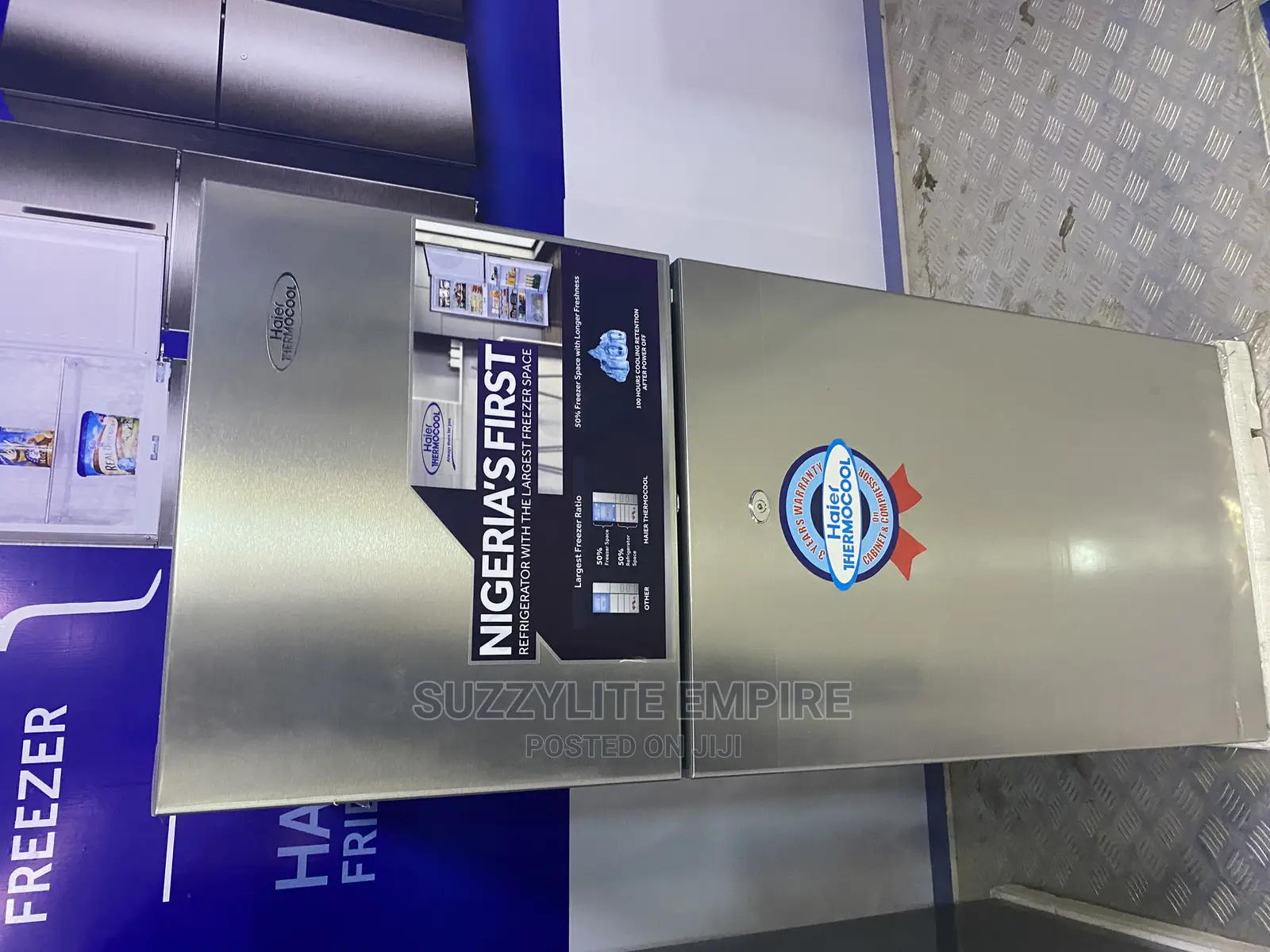 Haier Thermocool Double Door Refrigerator ModelHrf185blux in Wuse