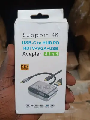 Photo - Usb-C to Hub Pd HDTV to VGA Adapter 4in1