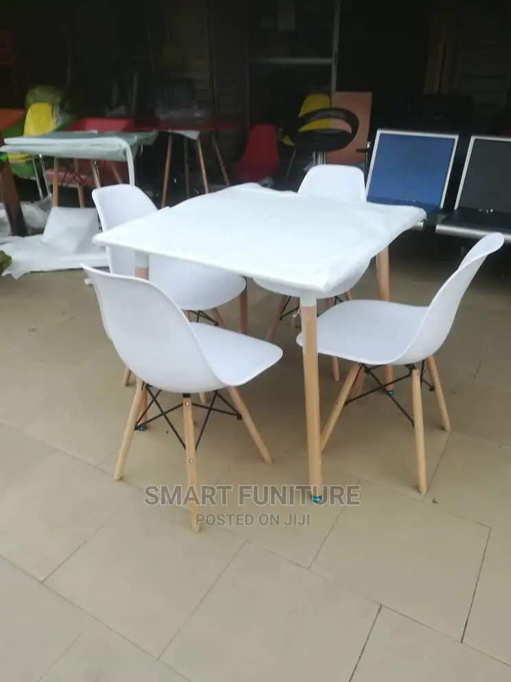 Square Wooden Table With Chairs in Lagos Island (Eko) Furniture