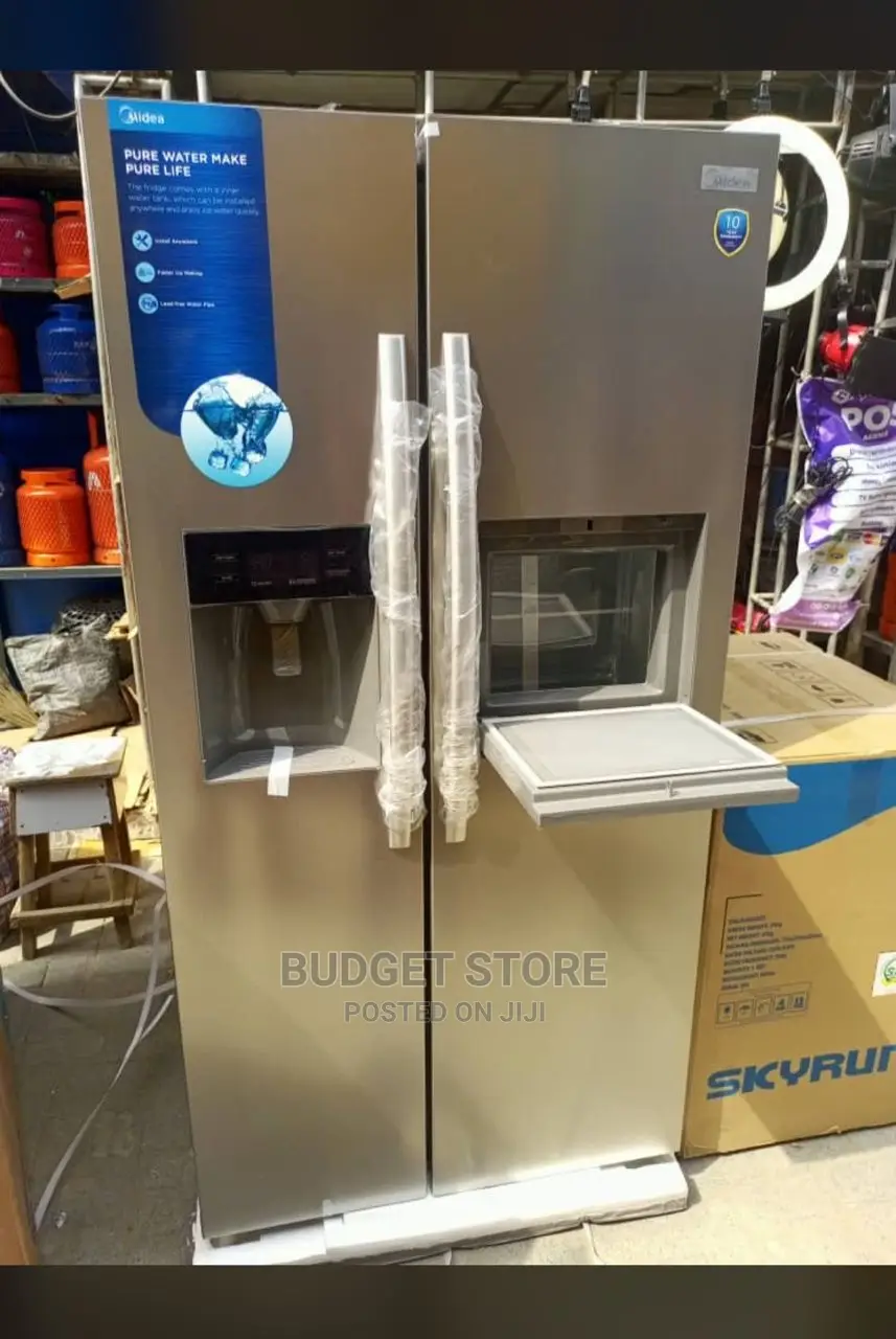 Midea Side by Side Fridge With Dispenser and Ice Cube Maker in Ojo