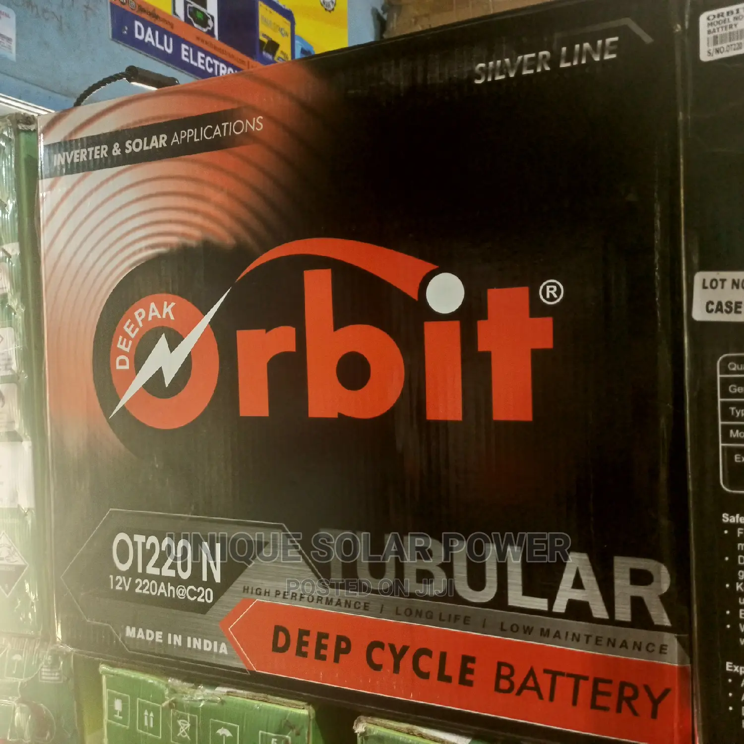 Orbit Tabular Deep Cycle Battery 12v 220ah in Oshodi Solar Energy