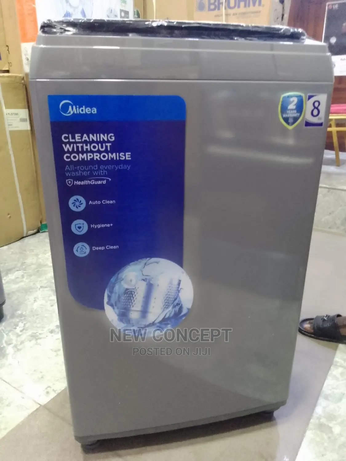 Midea 8kg Washing and Spinning Machine 2yrs Warranty in Lagos Island (Eko) Home Appliances