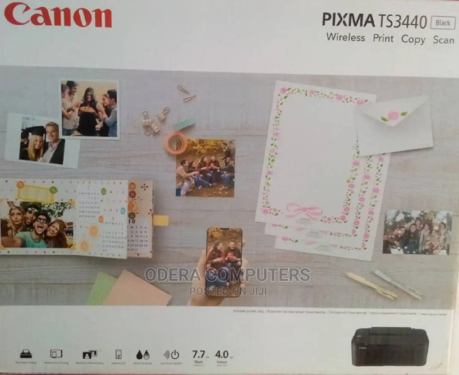 Canon PIXMA TS3440 Black Wireless Inkjet Printer in Ikeja - Printers ...