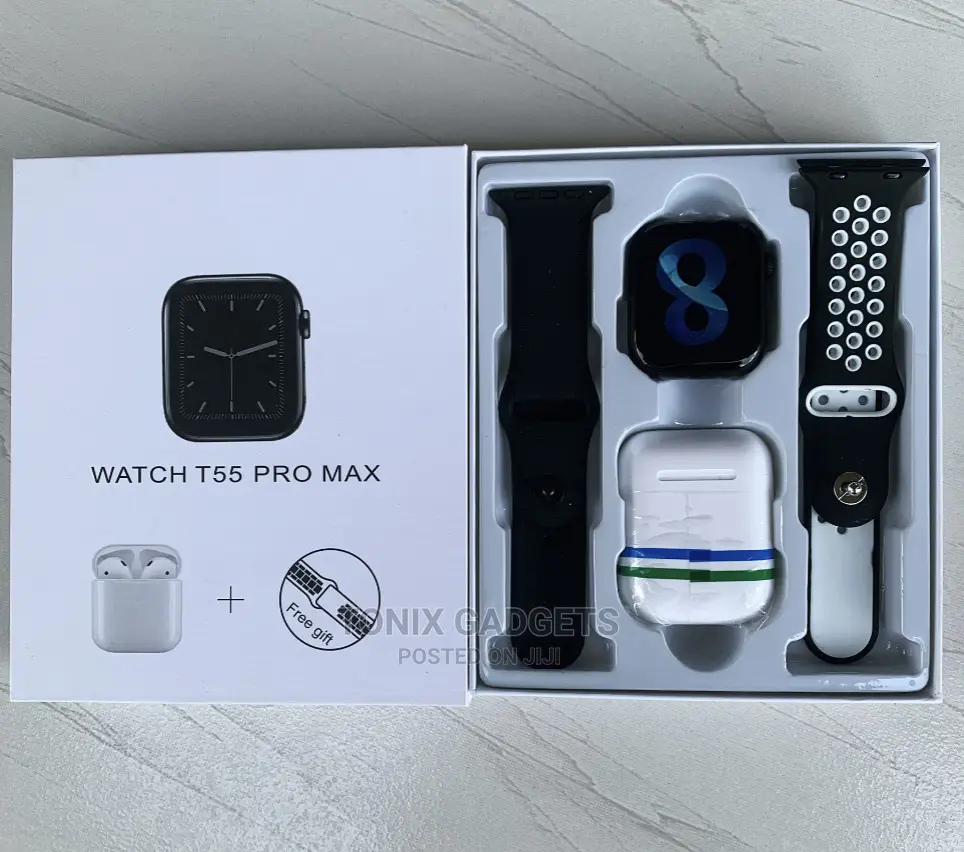 Smartwatch T55 Pro Max Series 8 With Health Features in Ikeja
