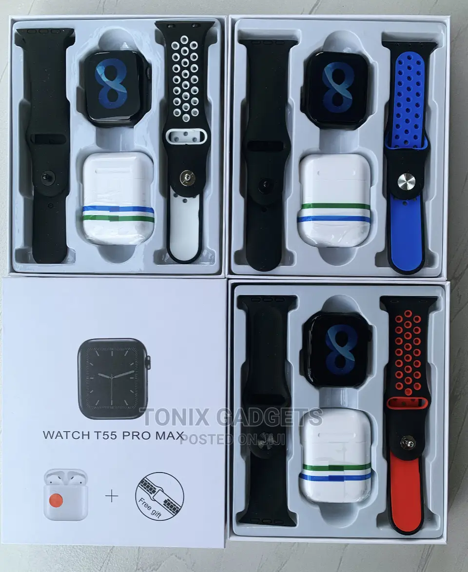 Smartwatch T55 Pro Max Series 8 With Health Features in Ikeja