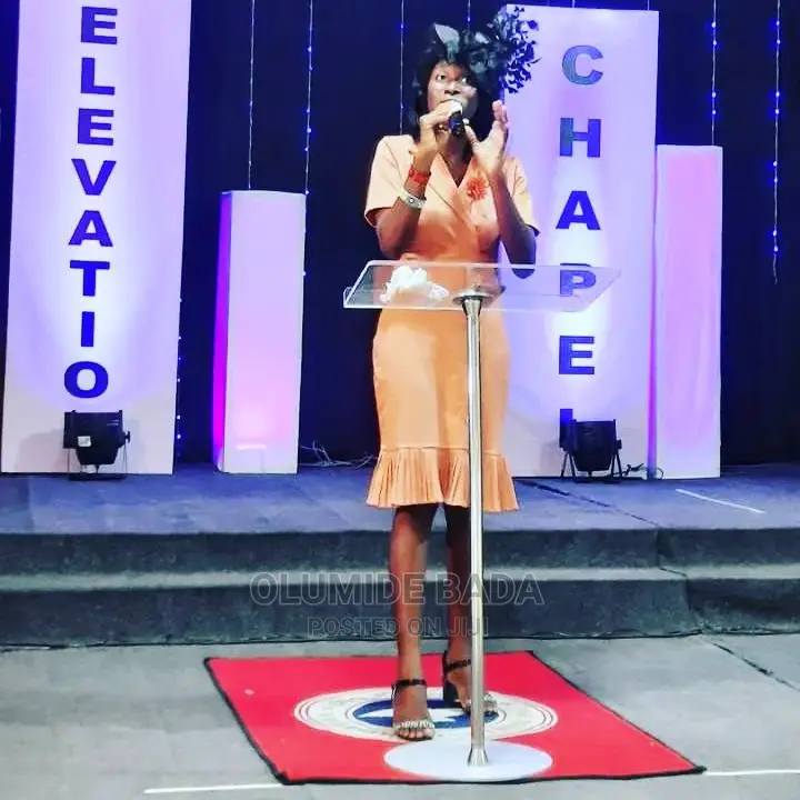 Unique Set Of Single Pole Acrylic Pulpit, With Mic Holders in Ojo