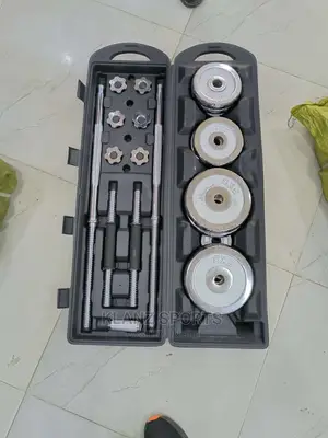Photo - 50kg Barbell/Dumbbell Set With Box