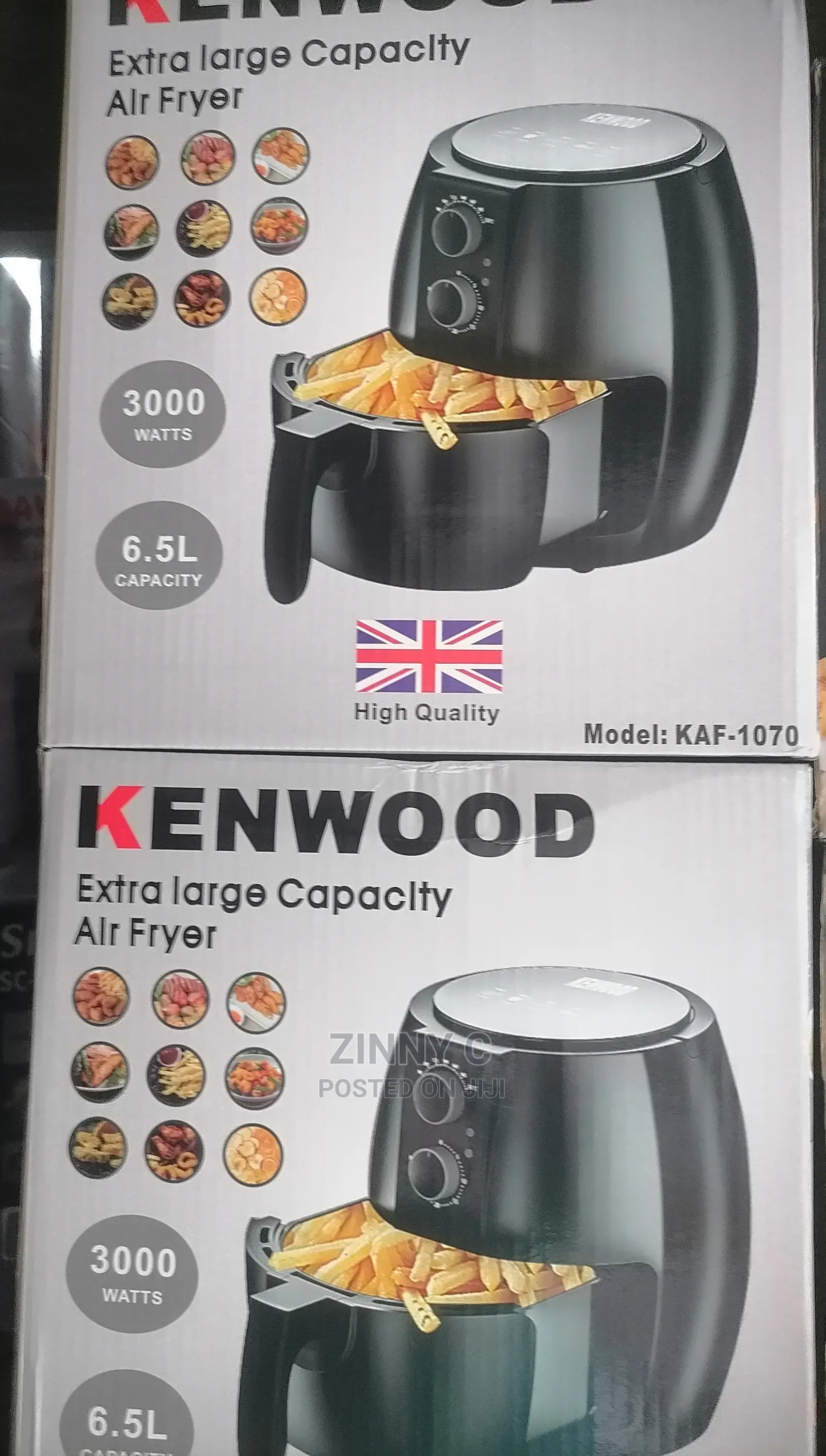 Kenwood Extra Large Capacity Air Fryer 6.5L in Lagos Island (Eko
