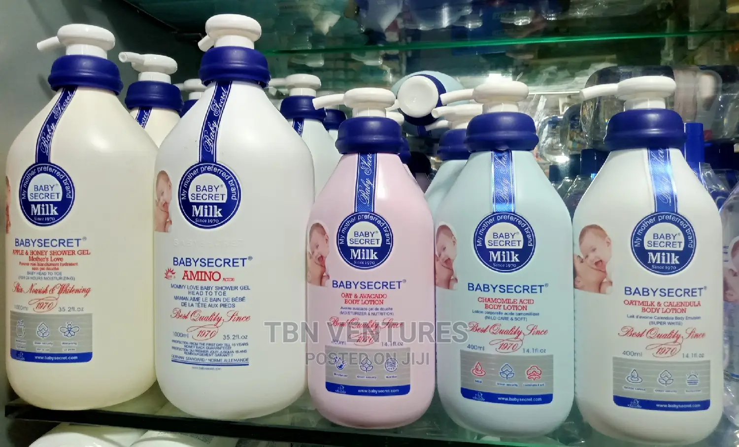 Baby Secret Body Lotion 400ml Shower Gel 1000ml Varieties in Amuwo