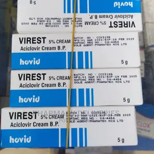 Photo - Virest Cream (Aciclovir) Treatment of Sore Genital Warts