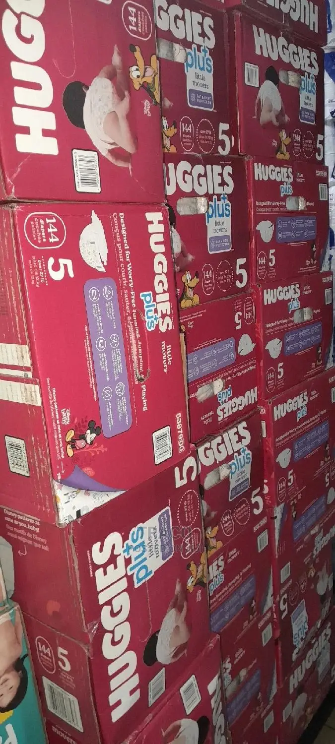 Huggies Little Movers Baby Diapers Size 5,162 Count in Lagos Island