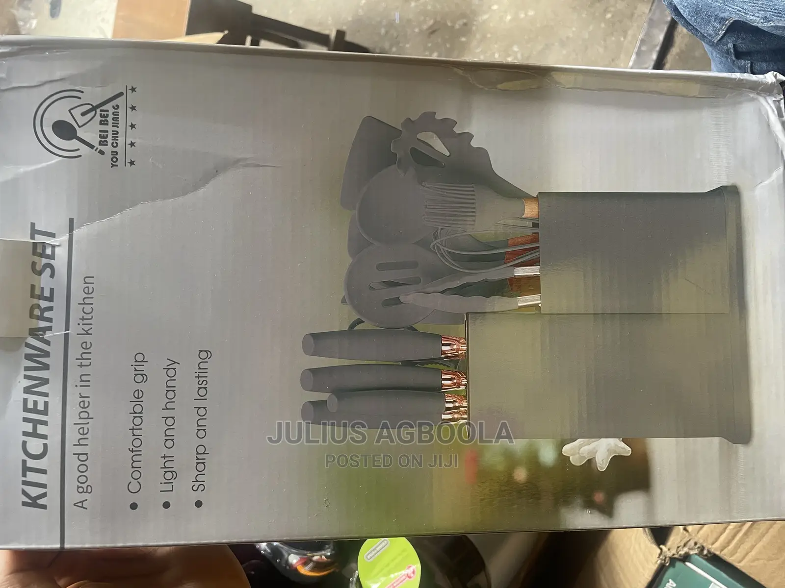 Silicon Kitchen Utensil With Chopping Board Spoon Set 19 in Lagos