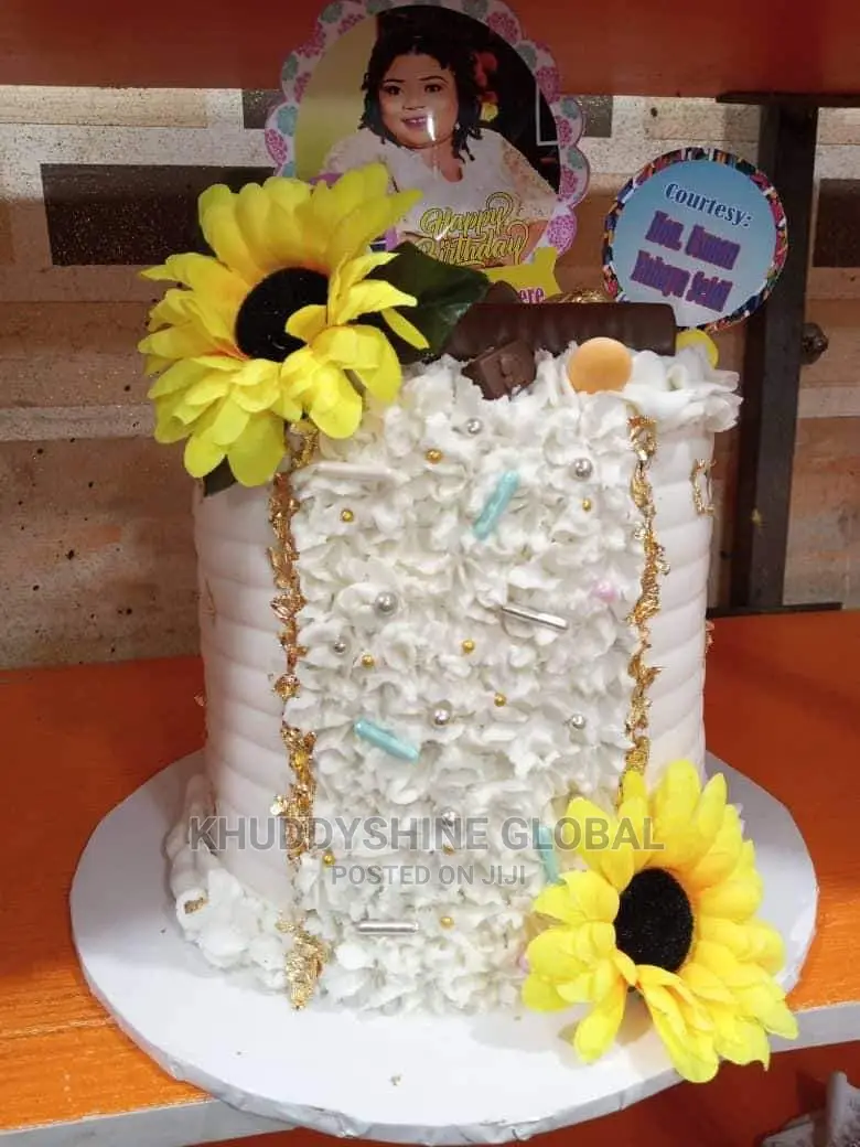 Sunflower Birthday Cakes in Lagos Island (Eko) Party, Catering