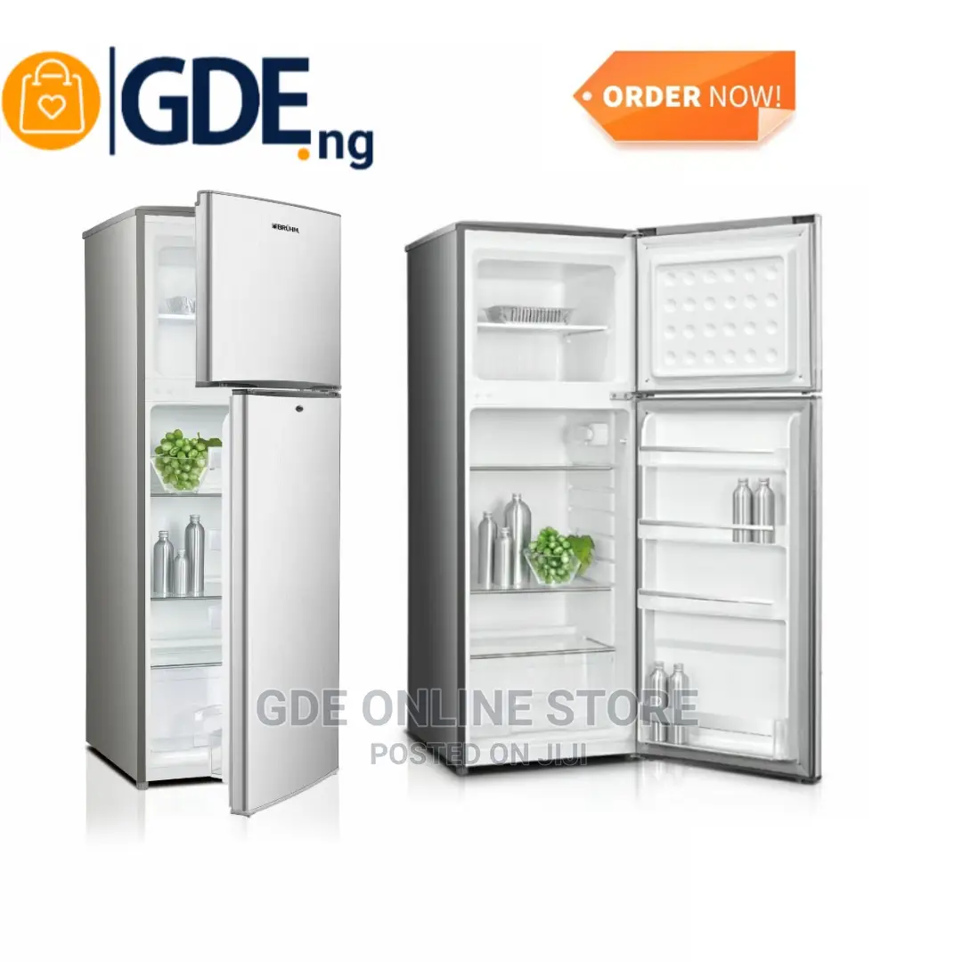 Bruhm 181L Top Mount Double Door Refrigerator in Lagos Island (Eko) Kitchen Appliances, Gde