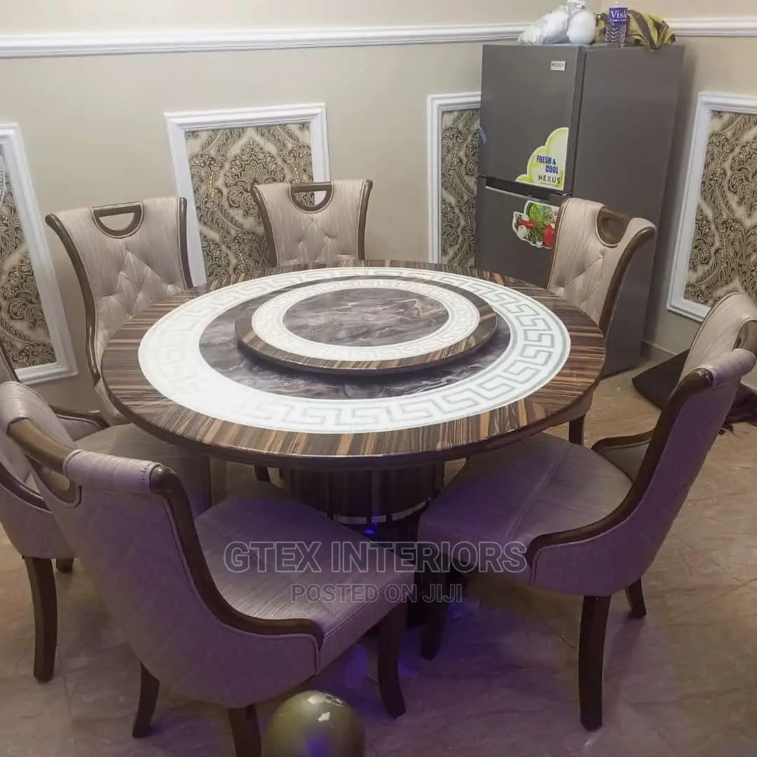 Round Marble Dinning Table in Ojo Furniture, Gtex Interiors Jiji.ng