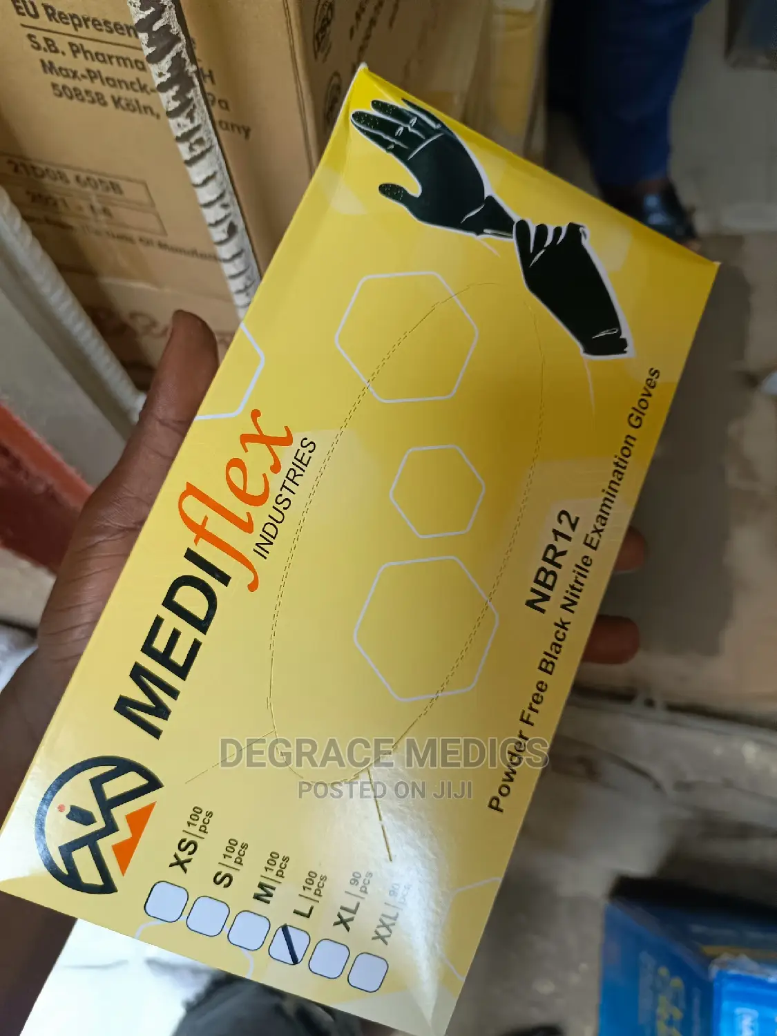 Black Nitrile Gloves in Lagos Island (Eko) Medical Supplies