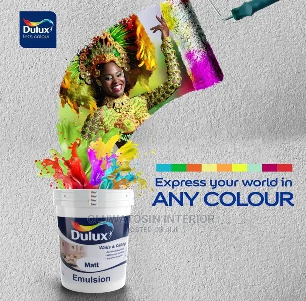 Dulux Matt Emulsion in Mushin Building Materials, Oluwatosin Interior