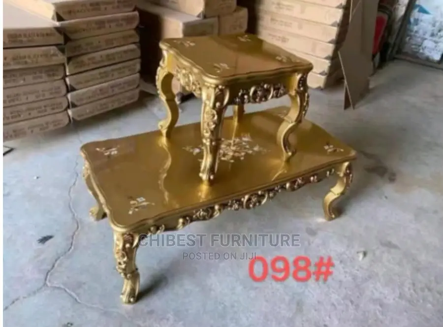 Standard Center Table With Side Stool in Ikeja Furniture, Chibest