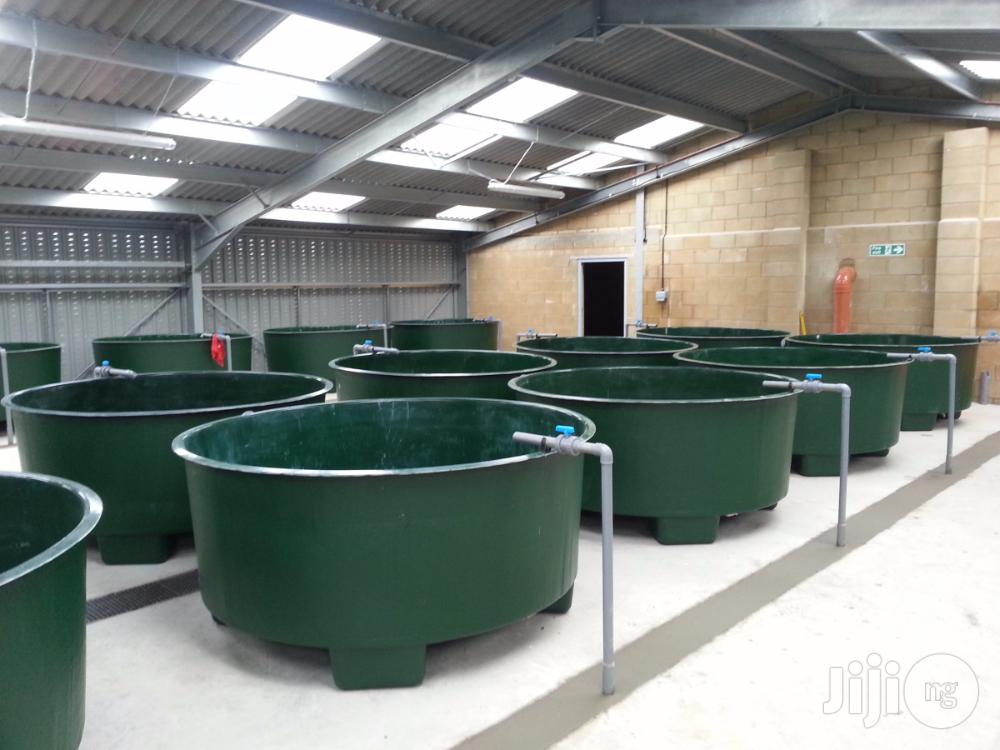 FRP/GRP Type Commercial Fish Farming Tanks in Lagos State