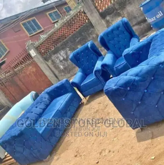 7 Seater Complete Set Sofa Couch. in Ikeja Furniture, Golden Stone