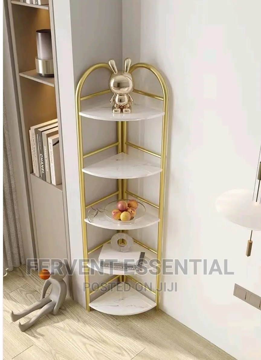 5 Layer Gold Corner Shelf in Lagos Island (Eko) Home Accessories