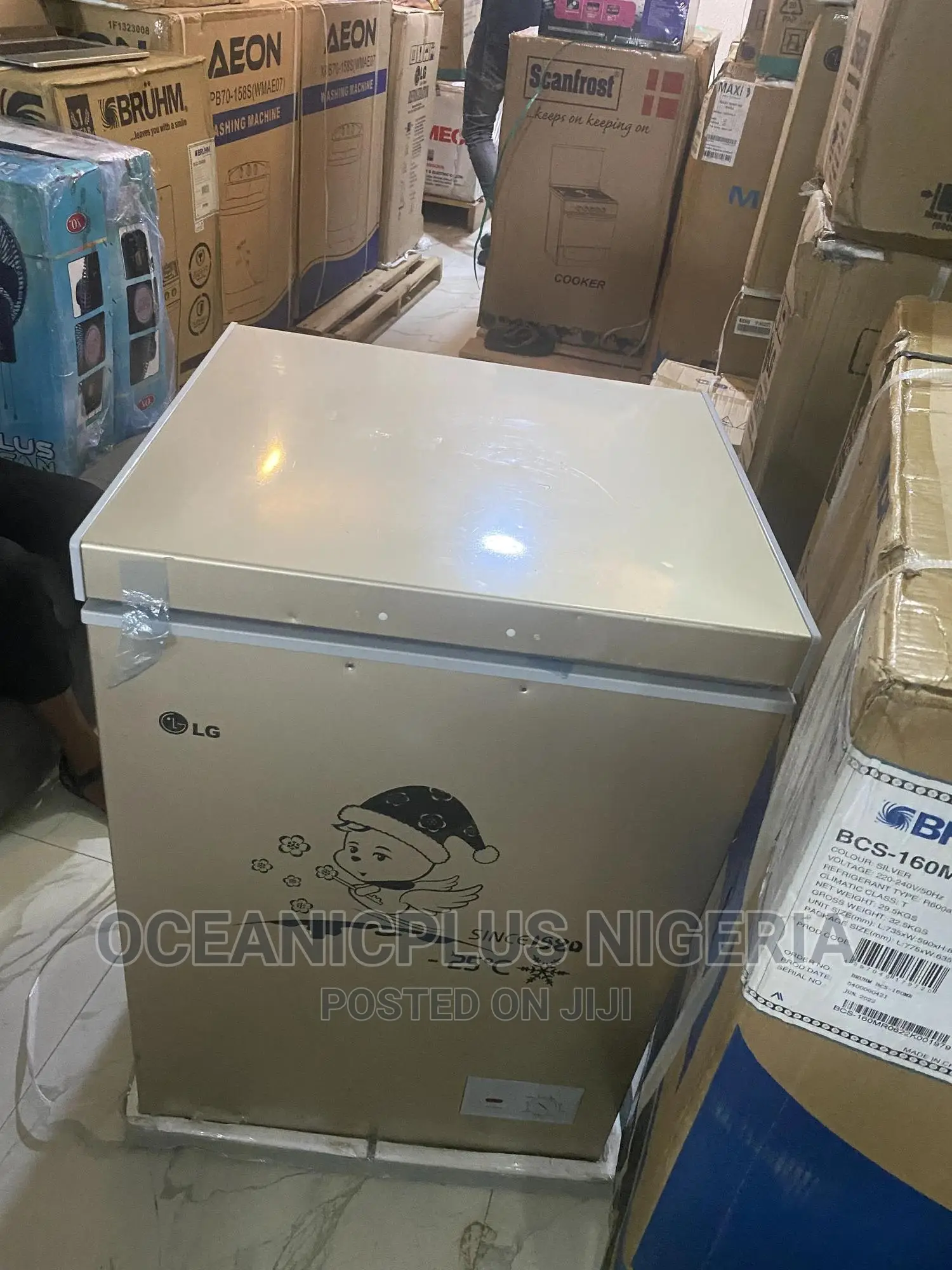 LG Gc160 Chest Freezer 100 Litres Top Selling in Kosofe Kitchen