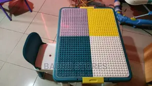 Photo - Multifunction Study Desk Table Big Building Large Bricks Toy