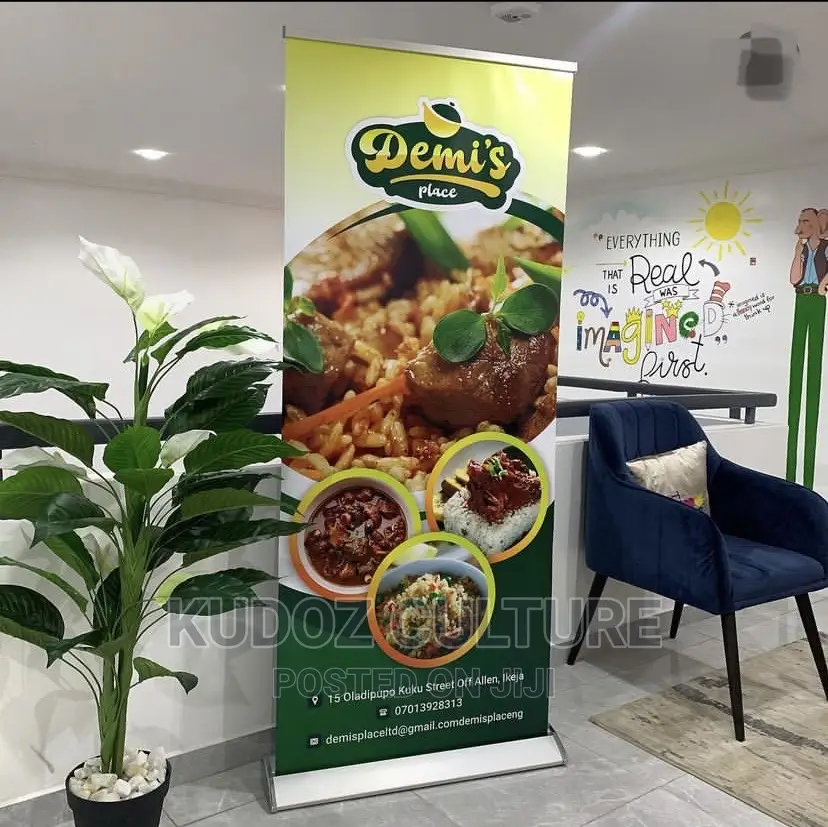 Original Role Up Stand Banner Print And Design in Surulere Printing Services, Kudoz Culture