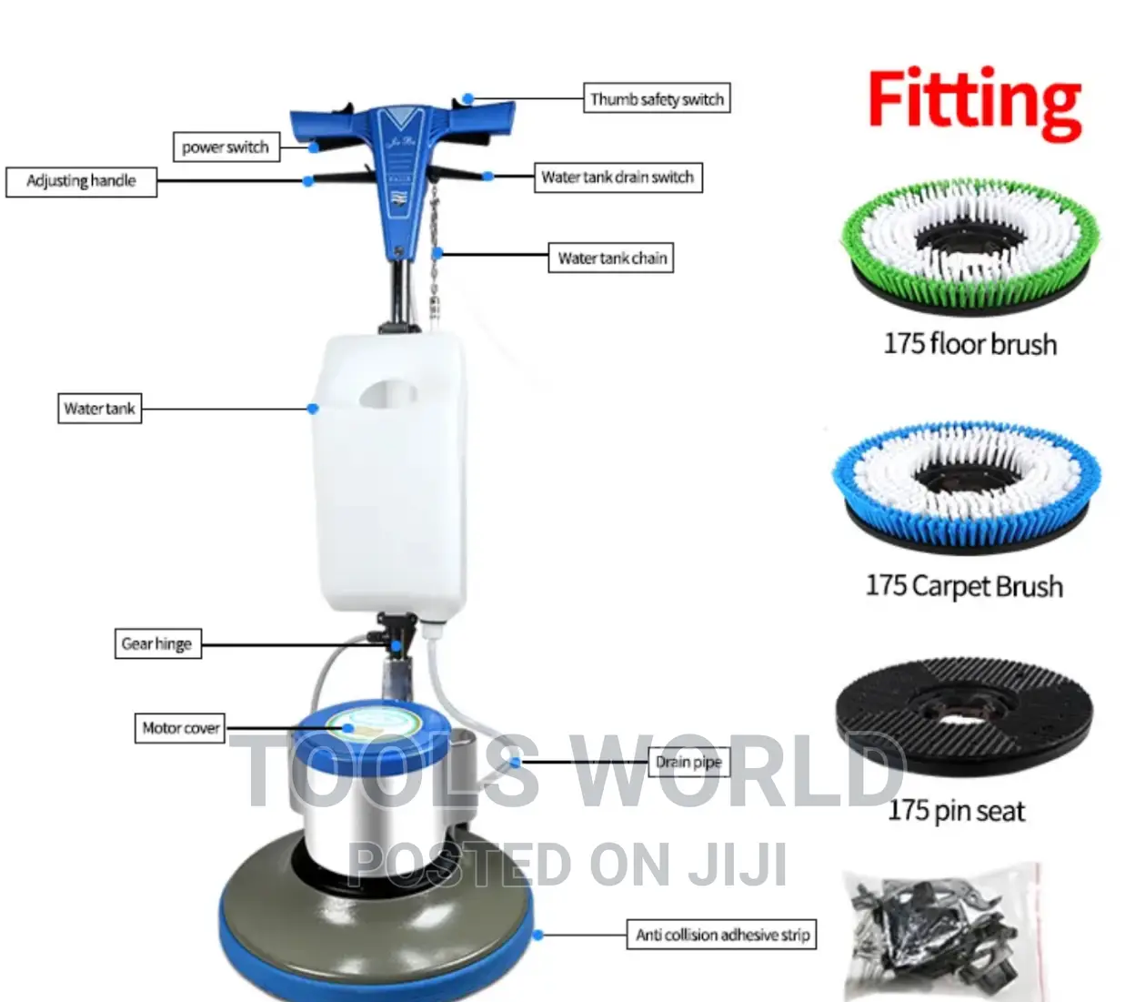 Commercial Floor Polisher Scrubber Machine 17" in Lagos Island (Eko ...