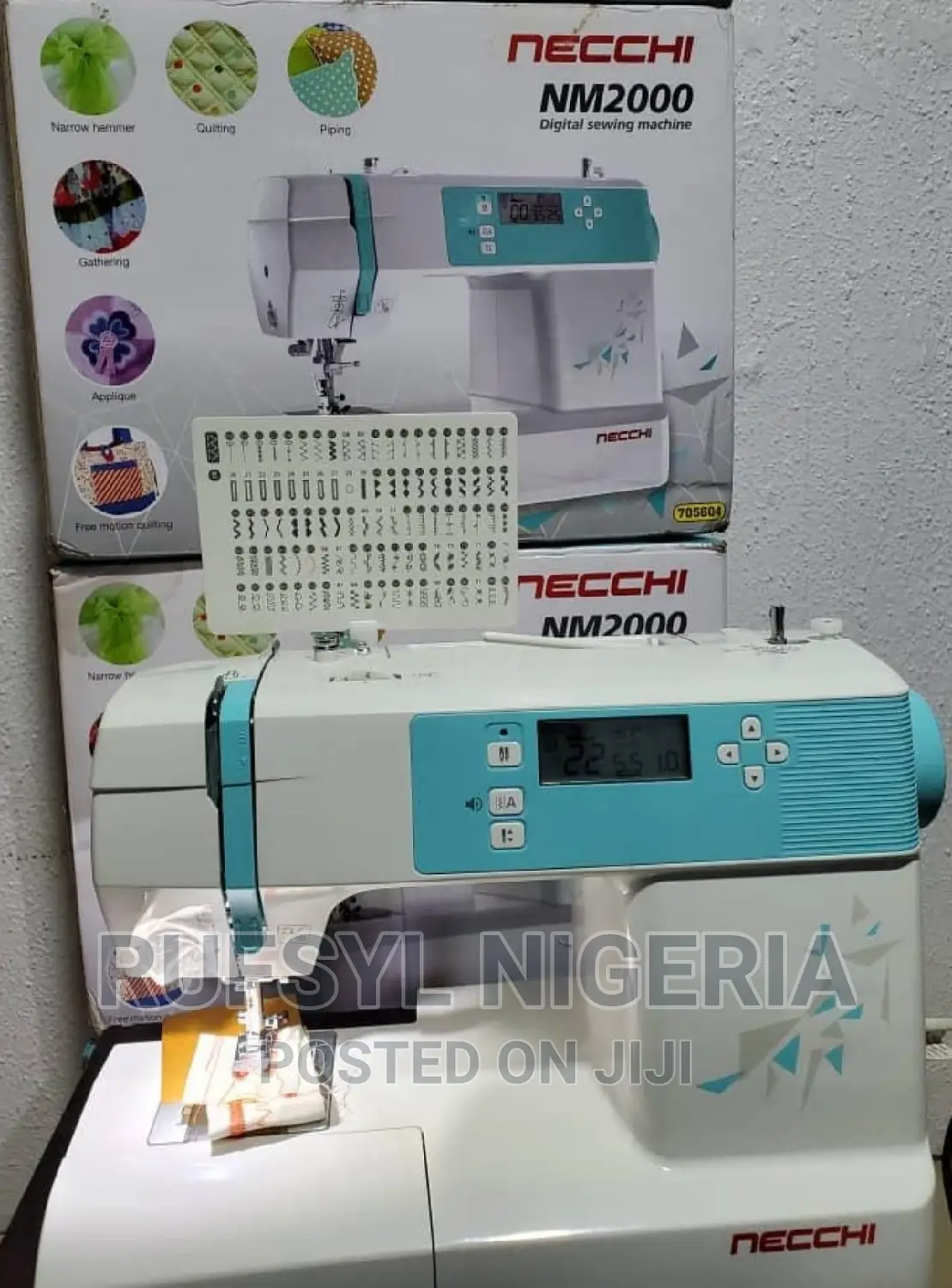 MultiPurpose Table Top Necchi Digital Sewing Machine NM2000 in Ikoyi