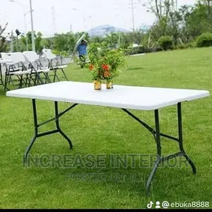 Photo - Quality Imported 6ft Plastic Folding Table
