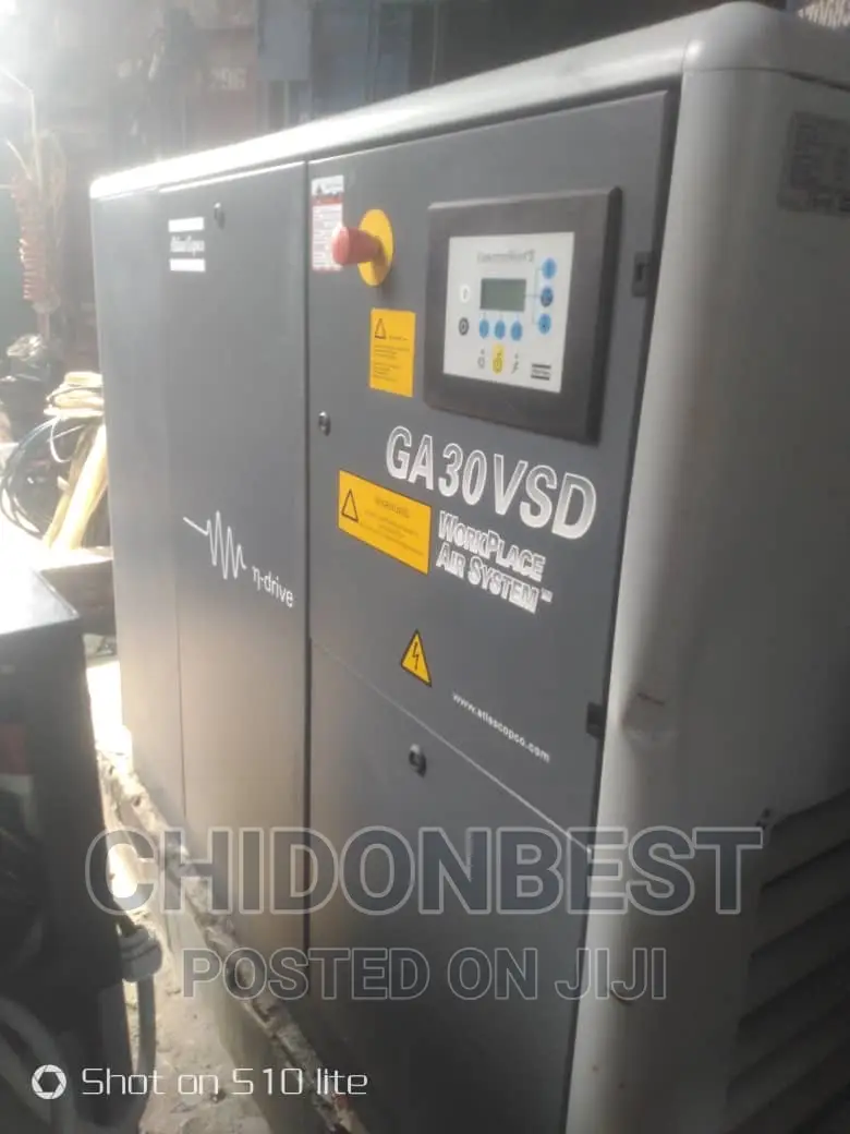 Original 40hp Atllascopco Industrial Screw Air Compressor in Ojo
