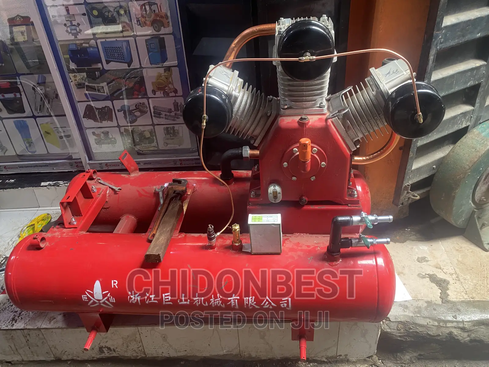 Industrial 20hp Double Tank Air Compressor in Ojo Vehicle Parts