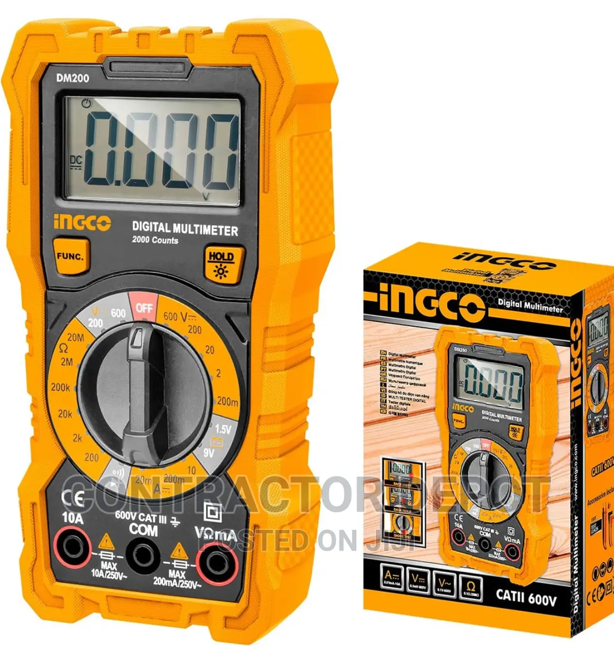 INGCO Digital Multimeter, 2000 Counts LCD With Backlight in Lagos