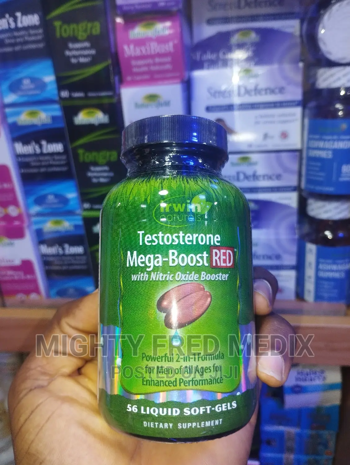 Testosterone MegaBoost Red With Nitric Oxide Booster in Lagos Island