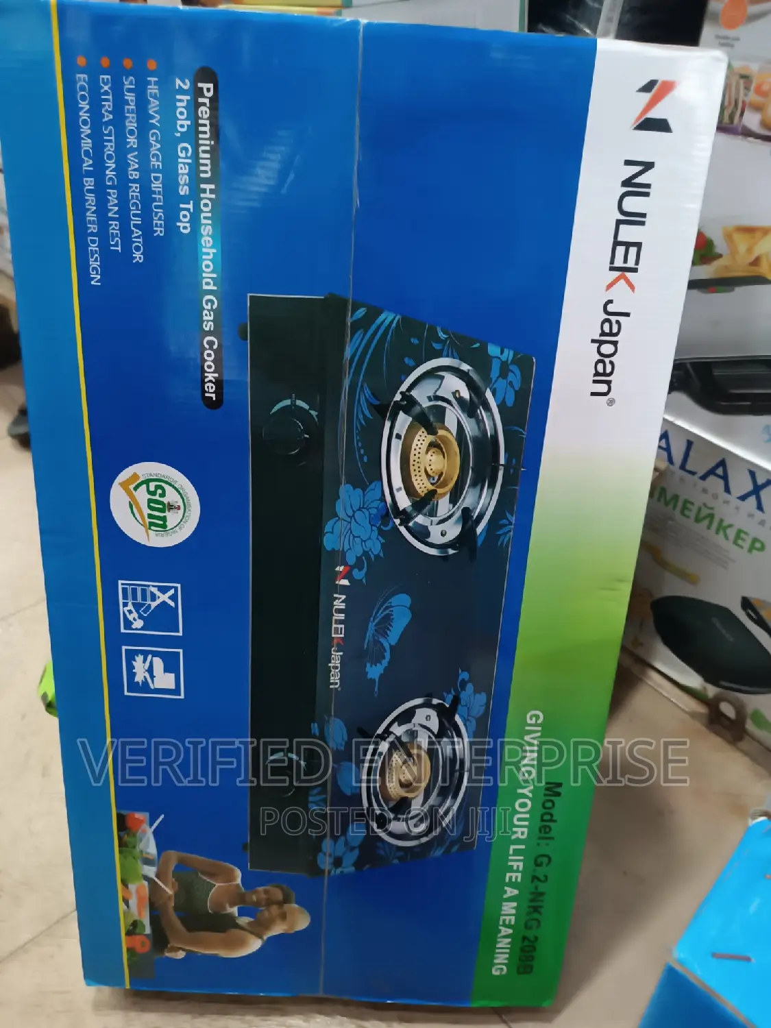 Nulek Japan Glass Table Top Gas Cooker in Lagos Island (Eko) Kitchen