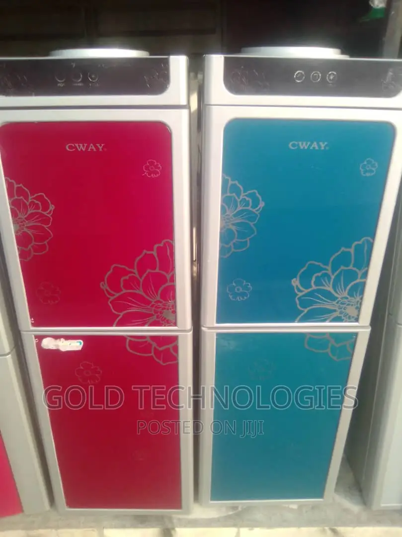 Double Door Water Dispenser Hot and Cold + Fridge Freezer in Surulere