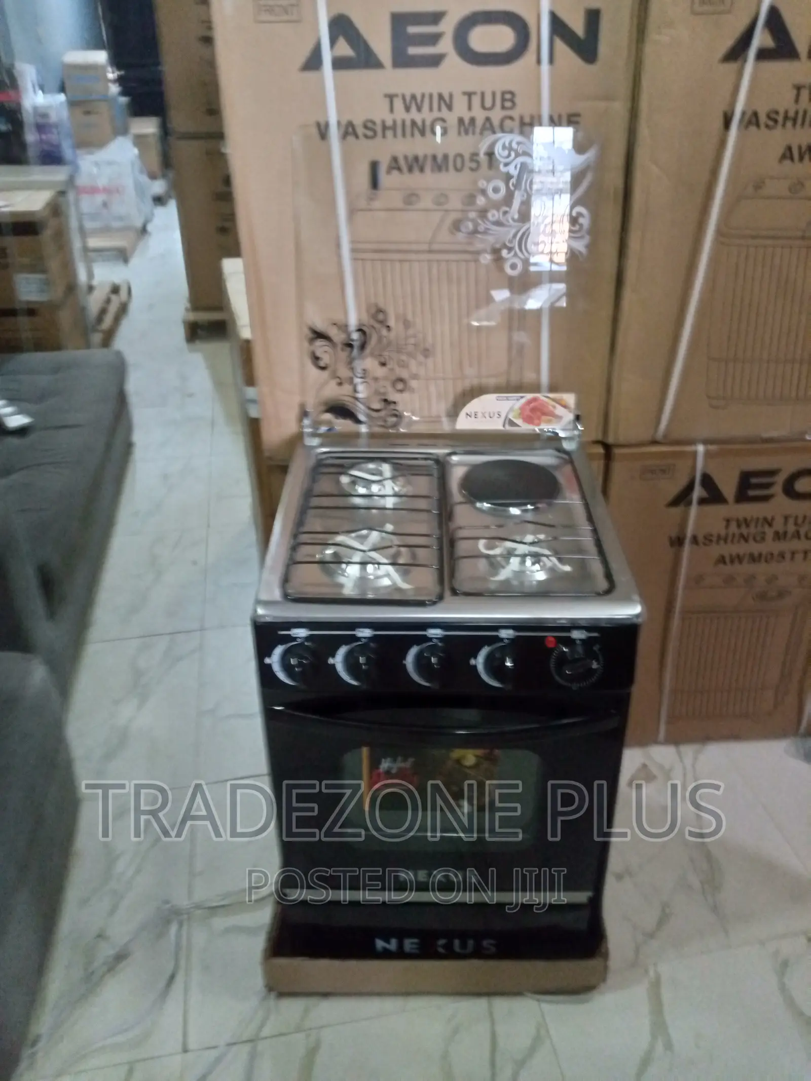 Nexus 3+1 Electric Gas CookerNx5055 in Ajah Kitchen Appliances