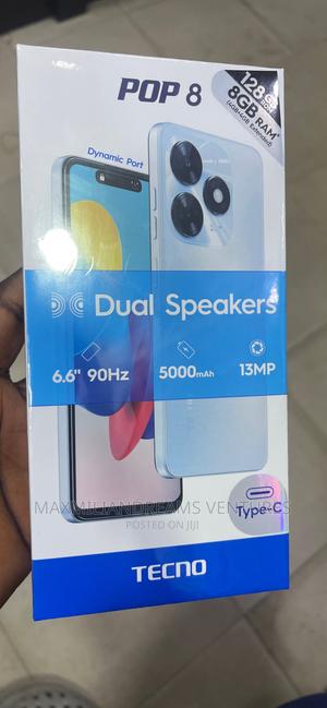 New Tecno Pop 8 128 GB Black | Mobile Phones for sale in Lagos State, Ikeja