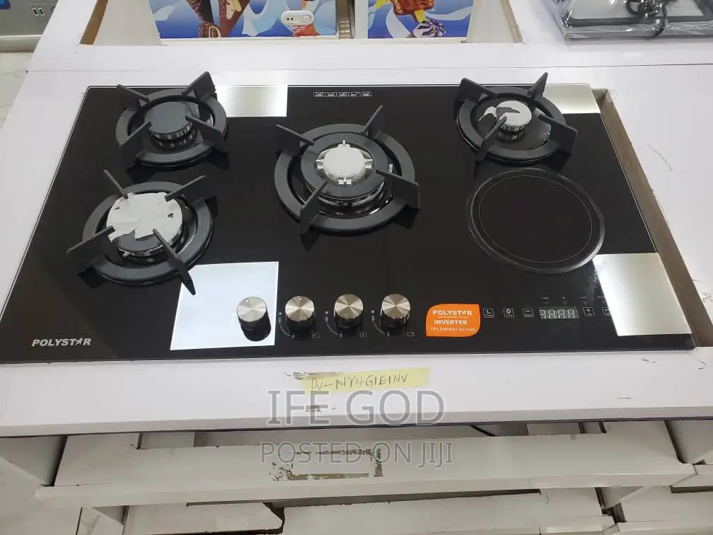 Original Polystar INVERTER Automatic Inbuilt Gas Cooker 90cm in Amuwo