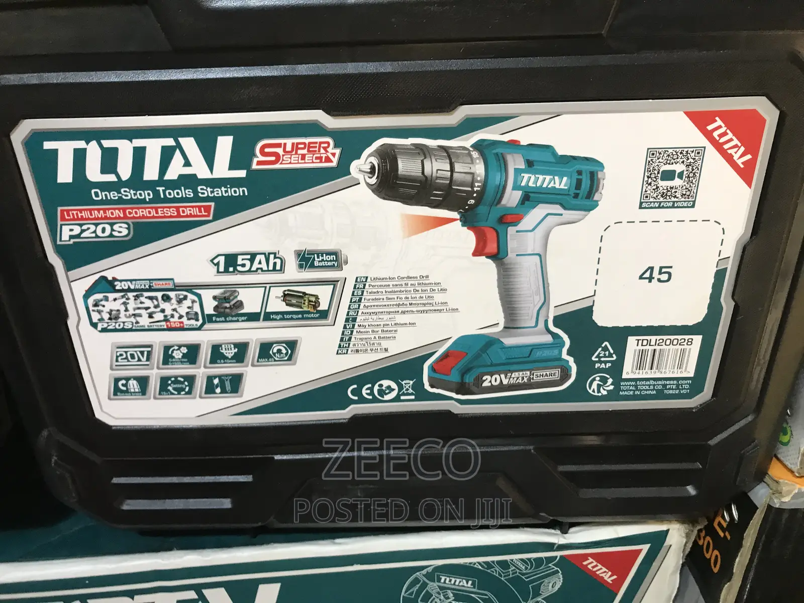 Impact Cordless Drill Machine 20v in Lagos Island (Eko) Hand Tools