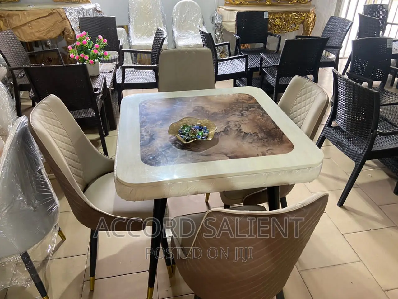 4 Seater Classy Marble Dining in PortHarcourt Furniture, Accord