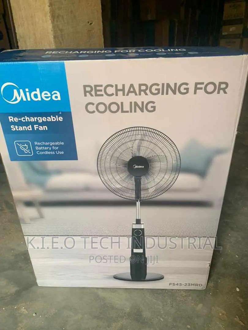 Midea Rechargeable Stand Fan in Ojo Home Appliances, K.I.E.O TECH