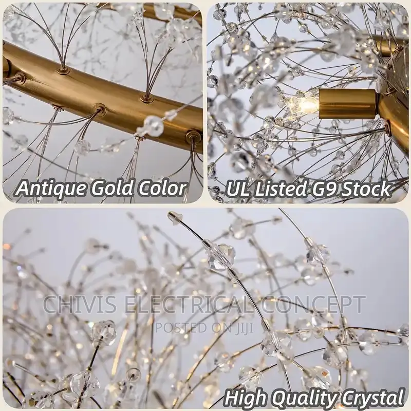 Modern LED Chandelier Lighting Dandelion Chandeliers Dinning in Ojo