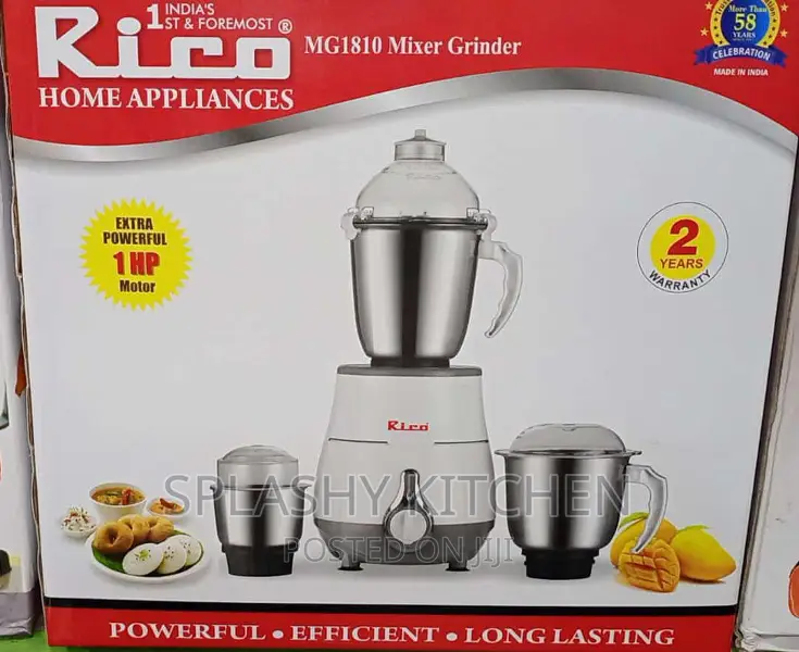 Rico Powerful Blender Mixer and Grinder Heavy Duty Motor in Lagos