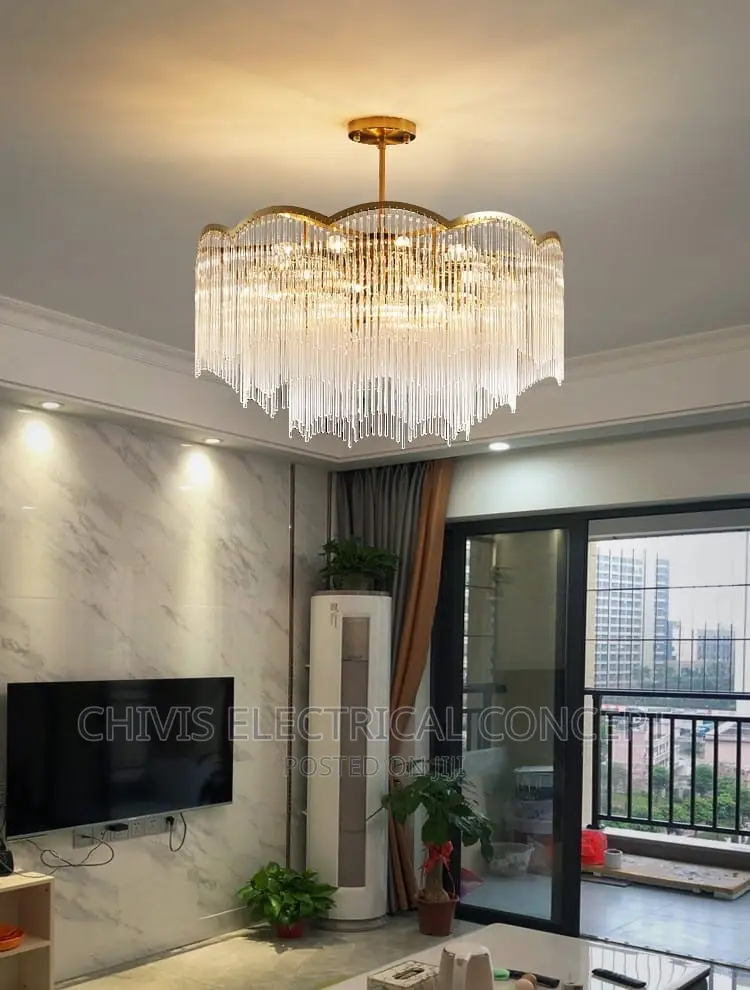 Nordic Lustre Crystal Chandelier Bedroom LED Chandeliers in Ojo Home