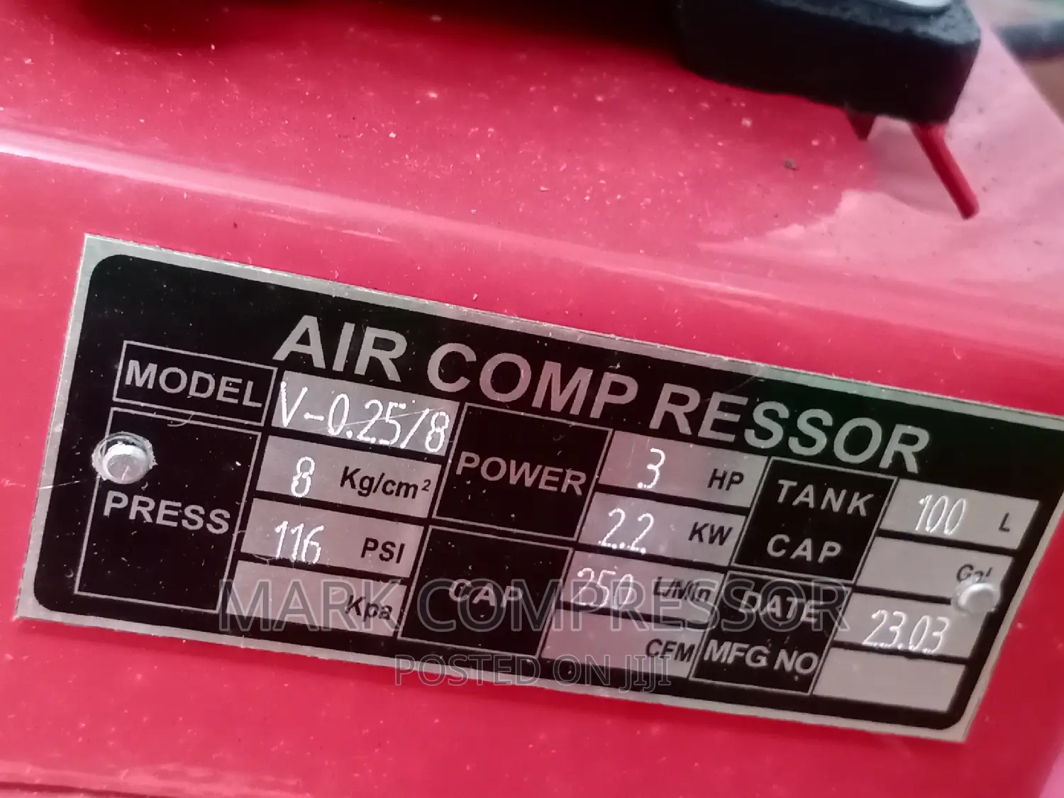 Single Phase Air Compressor Machine in Ojo Manufacturing Equipment