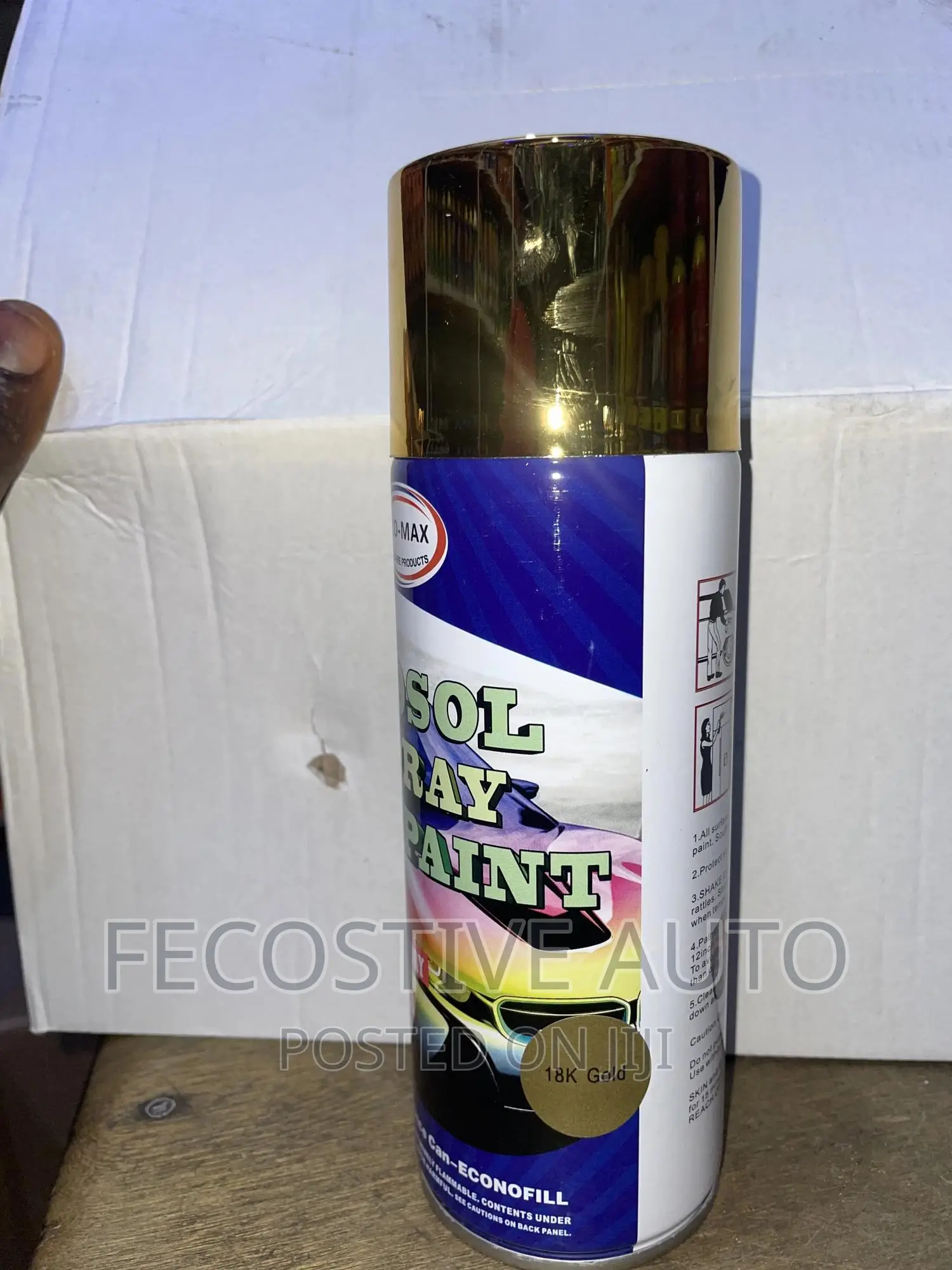 Aerosol Spray Paint 18kt Gold/Chrome in AmuwoOdofin Vehicle